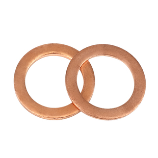 M5M6M8M10M12M14-M36纯紫铜平垫圈片表用金属密封电船用华司介子