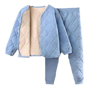 校服神器冬季内搭儿童棉服男童女童棉袄加厚棉衣裤小学生保暖套装