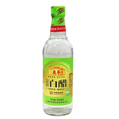 鼎丰白醋500ml腌制酿造食醋泡脚
