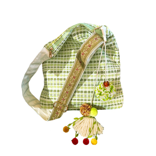 绿野仙踪~波普先生新款原创流苏斜挎帆布包休闲清新少女旅行文艺