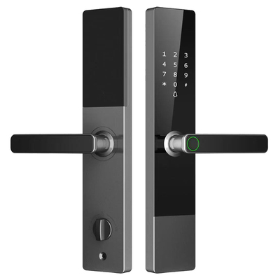 非铁壳锁!铝合金+钢化屏+轴承