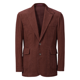 【无结构设计】CULTUM纯棉复古灯芯绒西服外套男休闲纯色高级西装