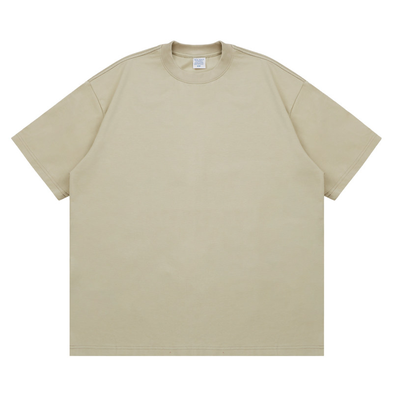 美式高街305G重磅纯色短袖T恤TEE