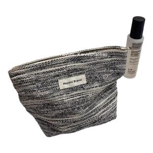 HEYONI韩国小众高级编织纹理化妆包女小号便携零钱收纳月事内小包