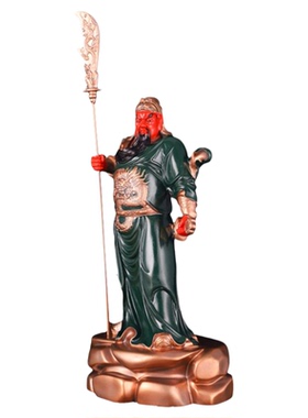 忠义关公树脂佛像家用供佛招财