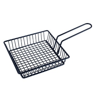 薯条篮小吃筐创意不锈钢装炸鸡油炸食品鸡翅腿盘子碟容器酒吧餐厅