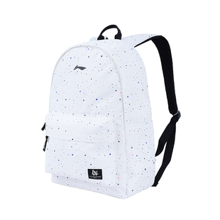 李宁书包女双肩包大容量电脑背包初中高中学生通勤户外轻便旅行包