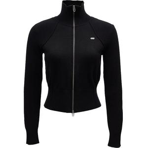 ONLY2026春季百搭保暖舒适小高领纯色显瘦短款开衫针织衫女