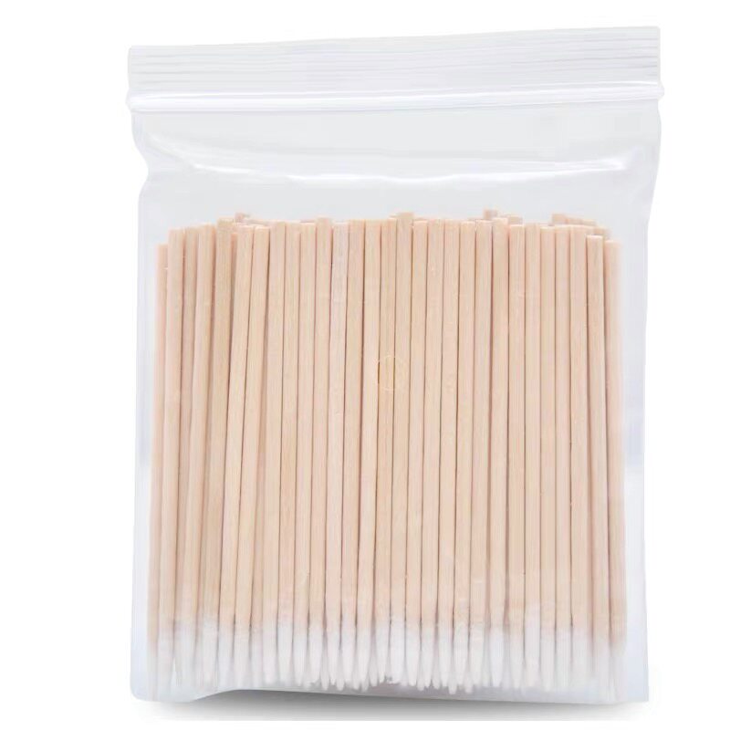尖头棉签小细头化妆用修眉改眼线超细牙签一次性纹绣美容院小木棒
