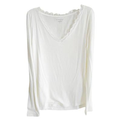 秋冬2024针织V领长袖打底衫