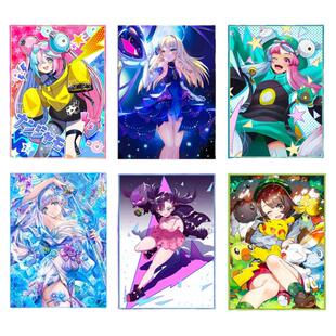 宝可梦卡套官套PTCG闪光牌套简中DTCG妹套桌游卡牌保护套66x91
