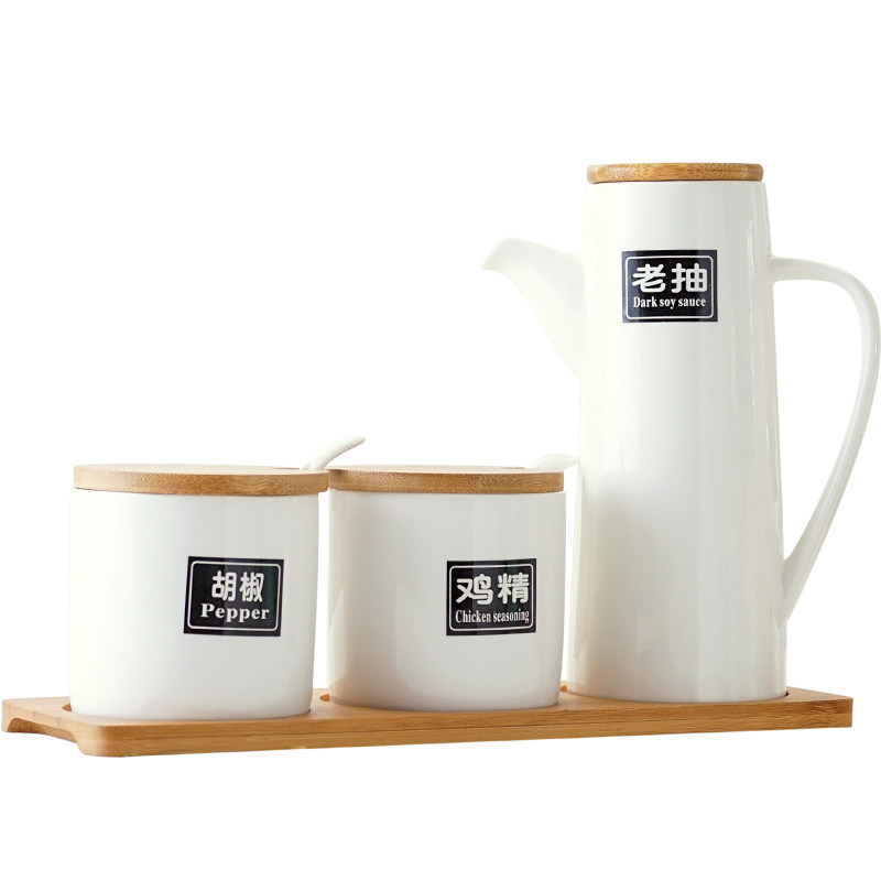 餐厅风套装用具酱油瓶