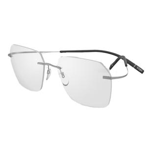 送礼Silhouette诗乐眼镜架方形无边框钛多边形近视眼镜框男女5541