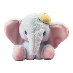 刻字创意毛绒小象钥匙扣包包挂件公仔卡通可爱大象玩偶生日礼物女