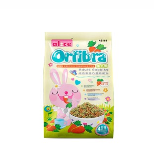 Alice高蛋白膨化成兔粮4kg  宠物兔子饲料粮食主粮 媲美钢琴兔粮