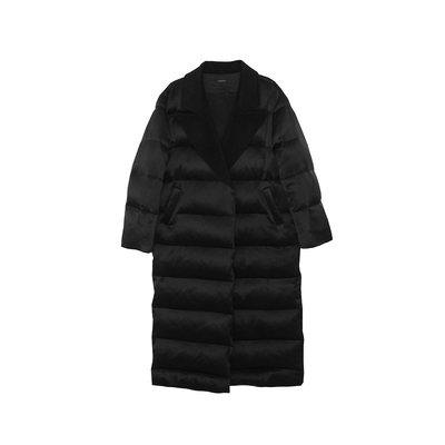 JUZININE重磅真丝羽绒服充绒大衣