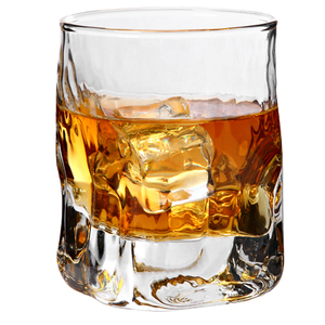 日本进口玻璃杯 玻璃威士忌杯子烈酒杯洋酒特饮杯岩石四方创意
