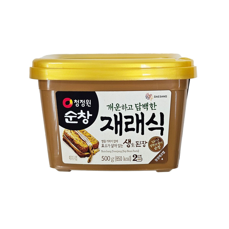 清净园韩国面豉酱500g酱类调料健康营养家用调味酱拌面调味料进口