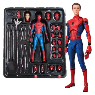 SHF超凡蜘蛛侠手办英雄归来无归彼得帕克关节可动玩具人偶模型男