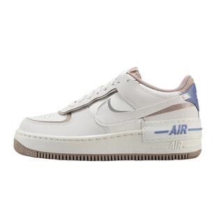Nike耐克女鞋空军一号运动鞋AF1奶茶棕色双钩厚底板鞋IO7594-101