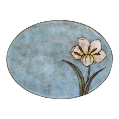 玉泉韩式风手绘可微波陶瓷盘子