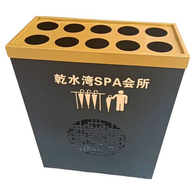 铁艺售楼处办公超市挂伞神器雨桶