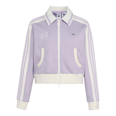 Adidas/阿迪达斯正品三叶草女士亲肤透气经典休闲针织夹克KY2151
