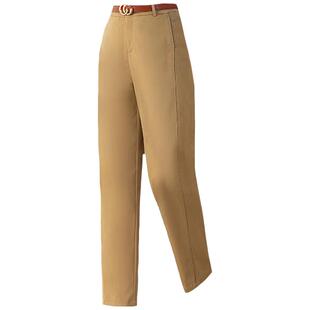 以利曼贝春季抗皱舒柔特气球裤女显瘦女裤简约时尚九分镰刀裤百搭