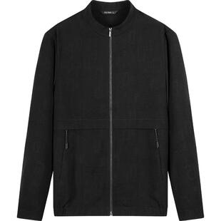 柒牌清仓男装茄克时尚休闲男士立领外套青年百搭微弹耐磨夹克衫