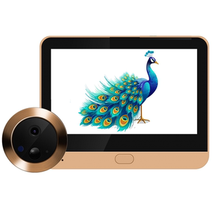 入户防盗门电子可视猫眼摄像头监控带显示屏幕嵌入式免打孔家用