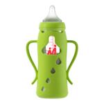 适配贝亲奶瓶保护套玻璃奶瓶防摔套硅胶三代通用手柄隔热防烫套子