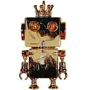 《绿色方碑》原创手工机器人挂坠自己发光氚管送礼物纯手工包挂件