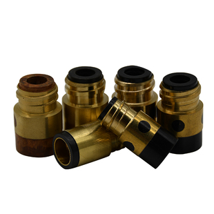 气保焊枪绝缘套/全铜保护套二保焊配件350A/500A分流器铜芯绝缘套