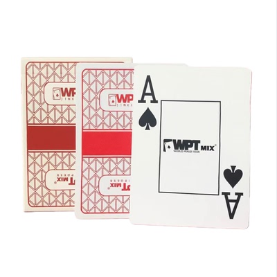 WPT德州扑克牌塑料比赛竞技专用