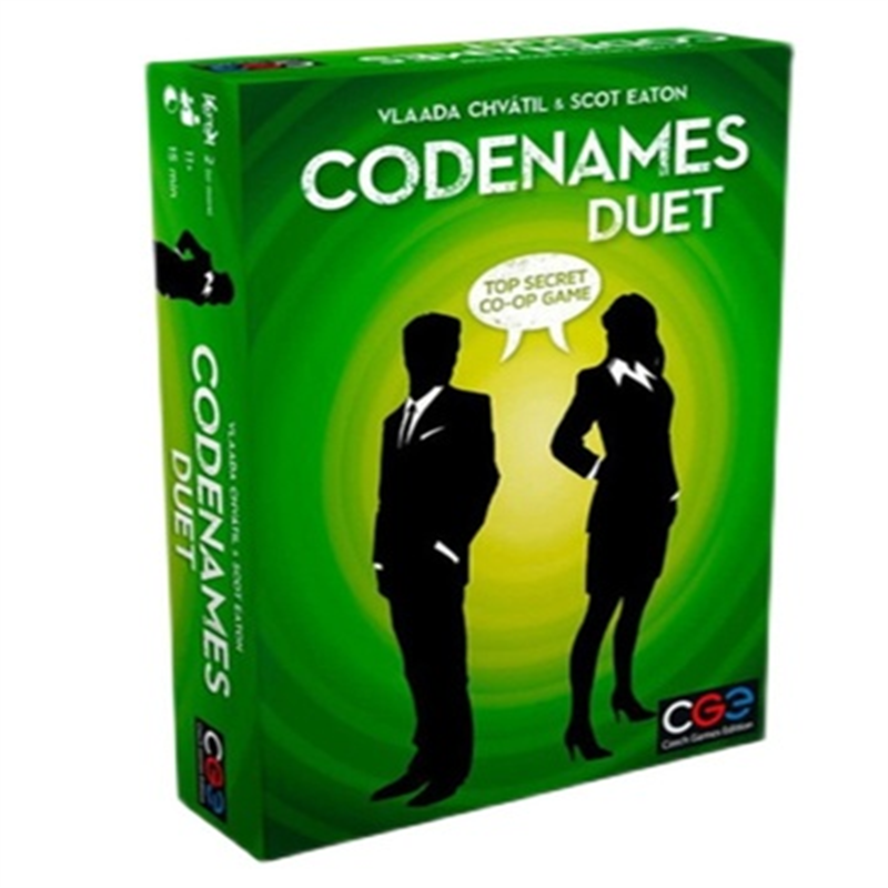 Codenames Duet行动代号二重奏策略动物男孩儿童益智推理玩具卡