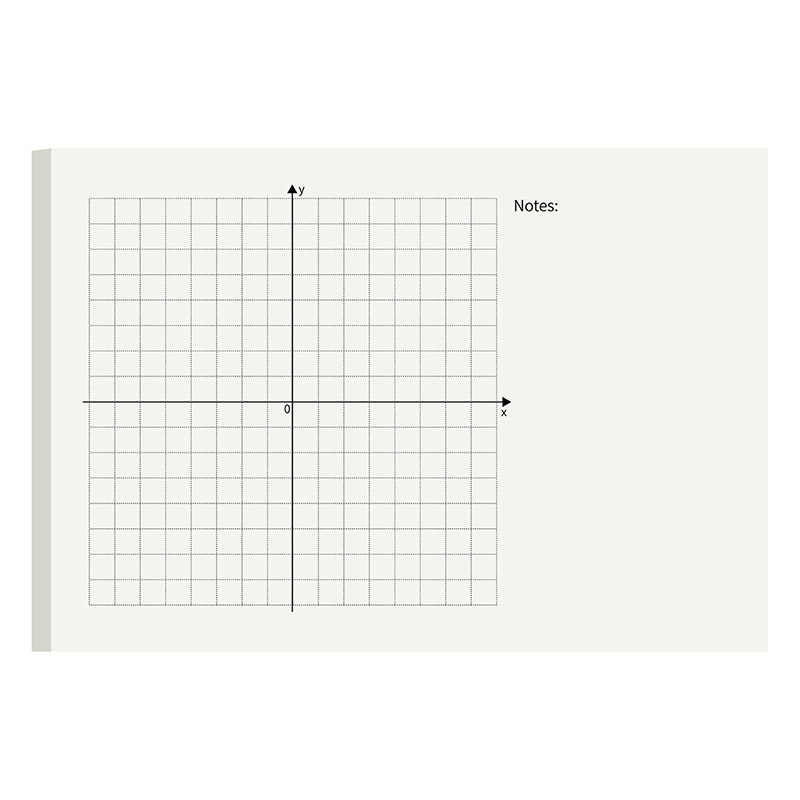 64k坐标轴便签本加厚平面直角坐标系函数图像网格纸初中高中生专用无粘性易撕象限绘图纸小本子便签纸草稿本