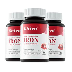 Ciyive补铁片补血美国进口正品