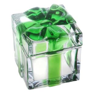 弗莱文次欧式可爱大号复古水晶水晶玻璃蝴蝶结带盖糖罐干果糖果罐