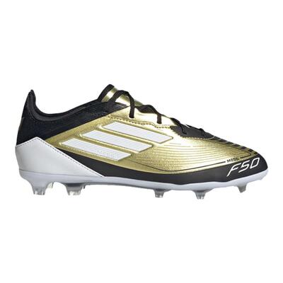 皇贝AdidasF50梅西特别款次高端低帮FG长钉真草儿童足球鞋IF6917