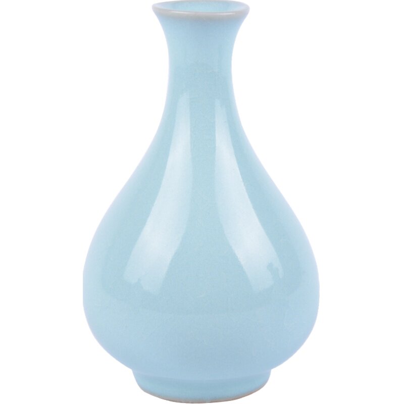 汝窑工艺品中式瓷器花瓶客厅摆件