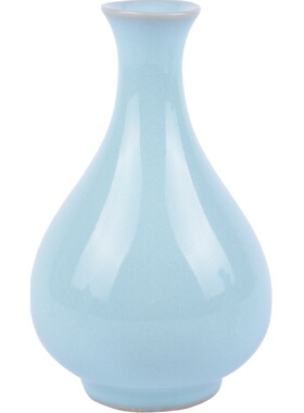 汝窑工艺品中式瓷器花瓶客厅摆件