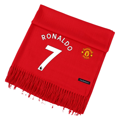 曼联队红魔桑乔C罗足球迷围巾