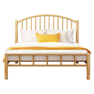 环保加厚304不锈钢床1米8双人床1米5单人1.2m现代简约铁艺钢架床