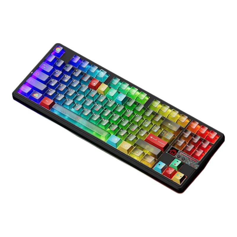 狼蛛【当天发】F87ProV2客制化机械键盘无线有线三模游戏办公键盘