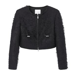 【关晓彤同款】REVAN芮范毛感短外套RM90105063