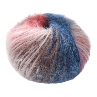 上海三利雪宝羊毛混纺长绒毛线手工编织毛衣帽子中粗宝宝线围巾线