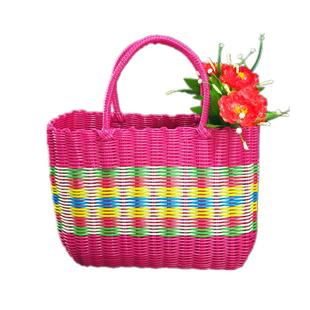 野餐篮手提购物篮买菜篮子采摘篮收纳筐洗澡篮姐妹团伴手礼篮ins