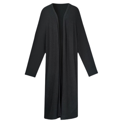 MAKEIF羊绒磨毛长开衫