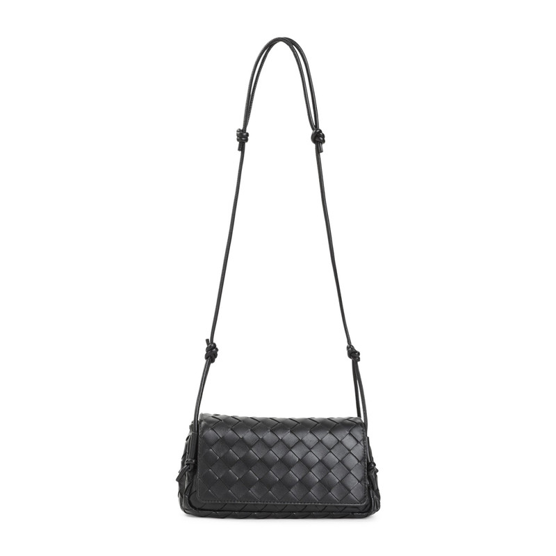 BOTTEGA VENETA女士BV小号Notturno黑单肩包26早春新款意大利代购