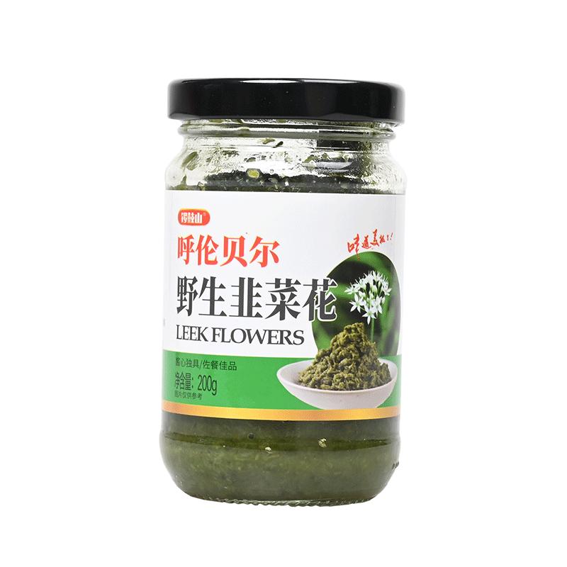 野生韭菜花酱内蒙古草原自制农家特产下饭菜火锅蘸料舌尖上的中国